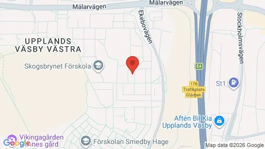 Apartments for rent i Upplands Väsby - kort over placeringen