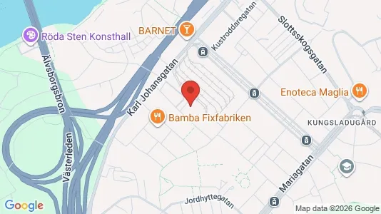Apartments for rent i Majorna-Linné - kort over placeringen