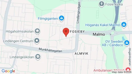 Apartments for rent i Fosie - kort over placeringen