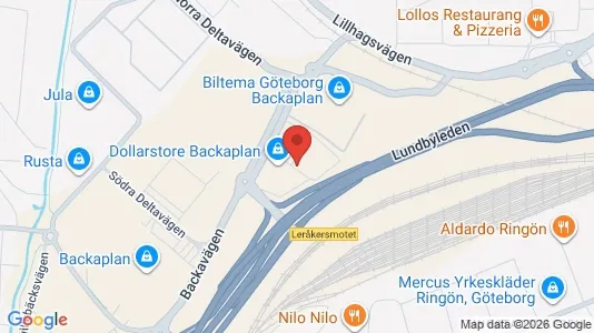 Apartments for rent i Lundby - kort over placeringen