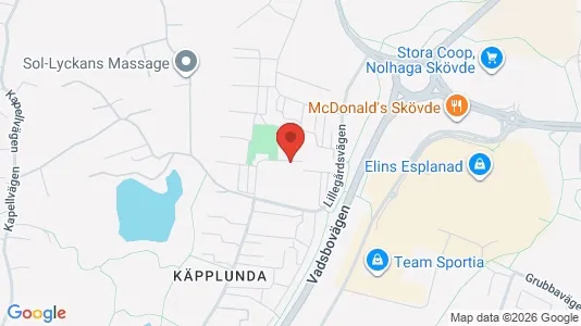 Apartments for rent i Skövde - kort over placeringen