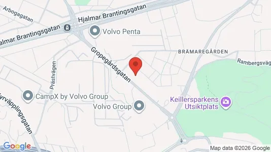 Apartments for rent i Lundby - kort over placeringen