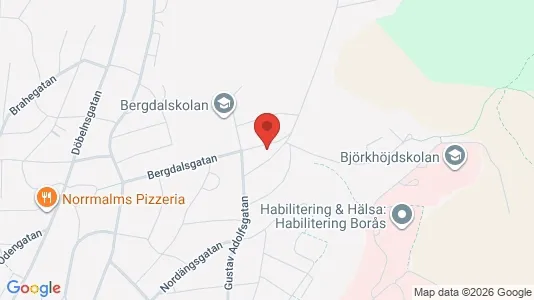 Apartments for rent i Borås - kort over placeringen