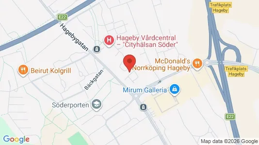 Apartments for rent i Norrköping - kort over placeringen