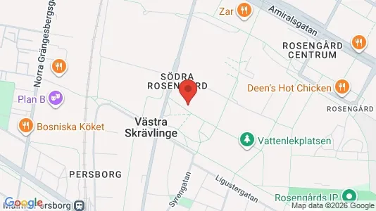 Apartments for rent i Rosengård - kort over placeringen