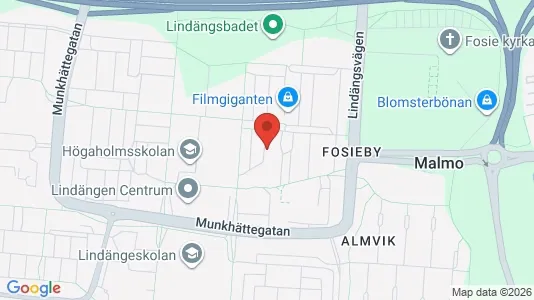 Apartments for rent i Fosie - kort over placeringen