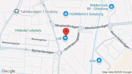 Apartments for rent i Lundby - kort over placeringen