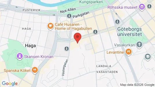 Apartments for rent i Gothenburg City Centre - kort over placeringen