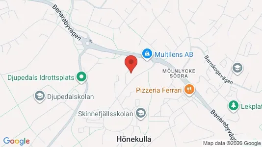 Apartments for rent i Härryda - kort over placeringen