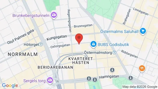 Apartments for rent i Stockholm City - kort over placeringen