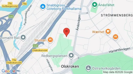 Apartments for rent i Örgryte-Härlanda - kort over placeringen