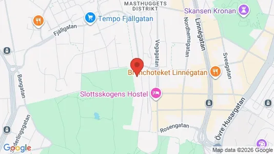 Apartments for rent i Majorna-Linné - kort over placeringen
