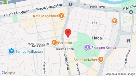 Apartments for rent i Gothenburg City Centre - kort over placeringen