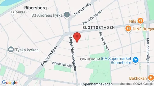 Apartments for rent i Malmö City - kort over placeringen