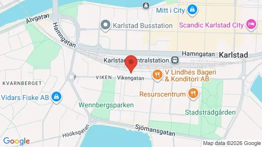 Apartments for rent i Karlstad - kort over placeringen