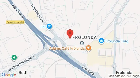 Apartments for rent i Askim-Frölunda-Högsbo - kort over placeringen