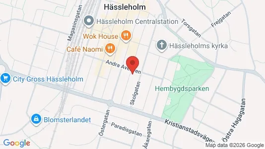 Apartments for rent i Hässleholm - kort over placeringen