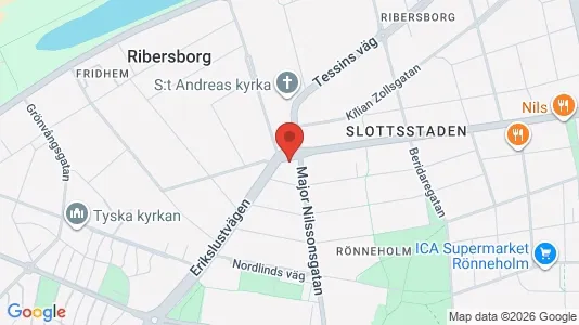 Apartments for rent i Malmö City - kort over placeringen