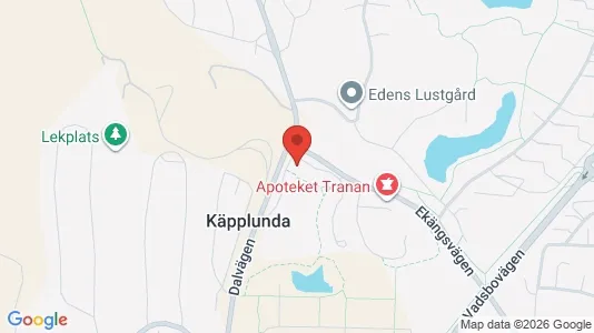 Apartments for rent i Skövde - kort over placeringen