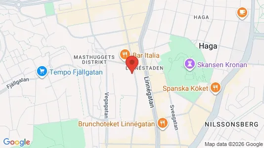 Apartments for rent i Gothenburg City Centre - kort over placeringen