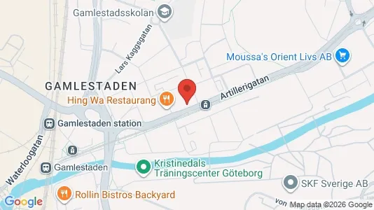Apartments for rent i Gothenburg East - kort over placeringen