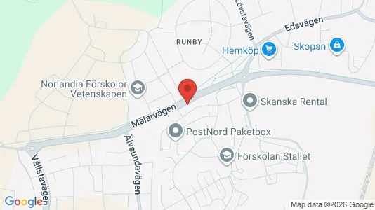 Apartments for rent i Upplands Väsby - kort over placeringen