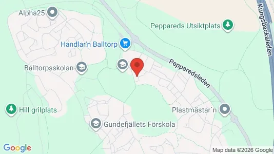Apartments for rent i Mölndal - kort over placeringen