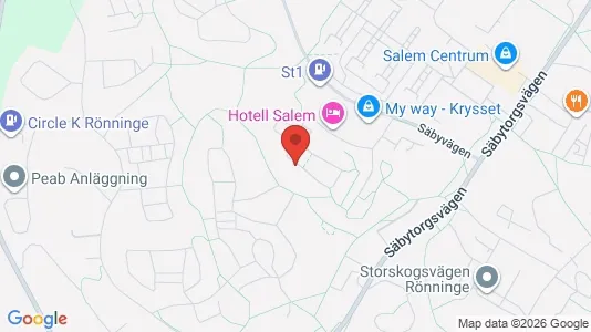 Apartments for rent i Salem - kort over placeringen