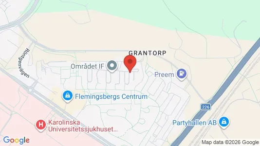Apartments for rent i Huddinge - kort over placeringen