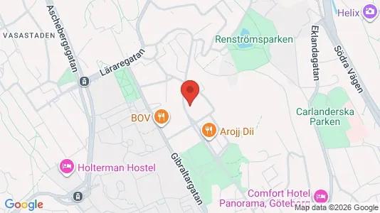 Apartments for rent i Johanneberg - kort over placeringen
