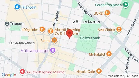Apartments for rent i Sofielund - kort over placeringen