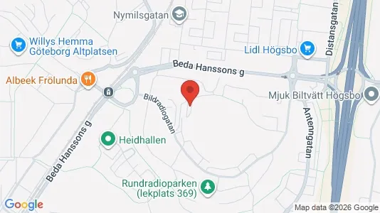 Apartments for rent i Askim-Frölunda-Högsbo - kort over placeringen