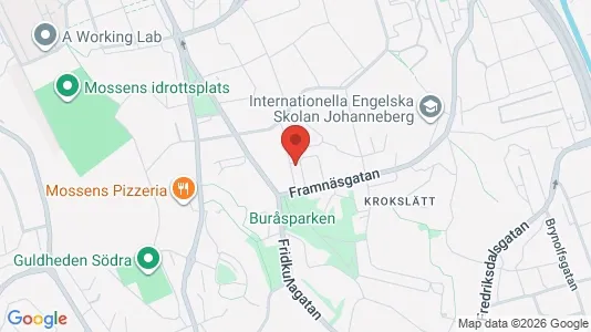 Apartments for rent i Johanneberg - kort over placeringen