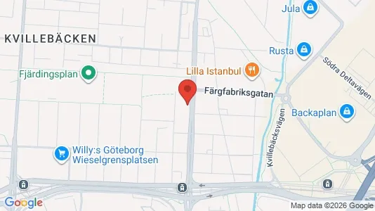 Apartments for rent i Lundby - kort over placeringen