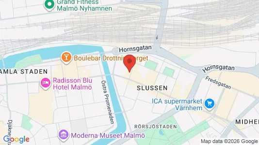 Apartments for rent i Malmö City - kort over placeringen