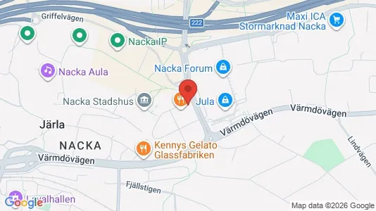 Apartments for rent i Nacka - kort over placeringen