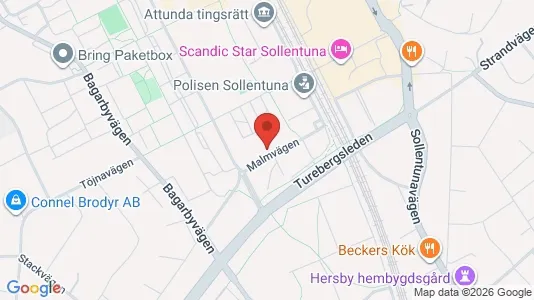 Apartments for rent i Sollentuna - kort over placeringen