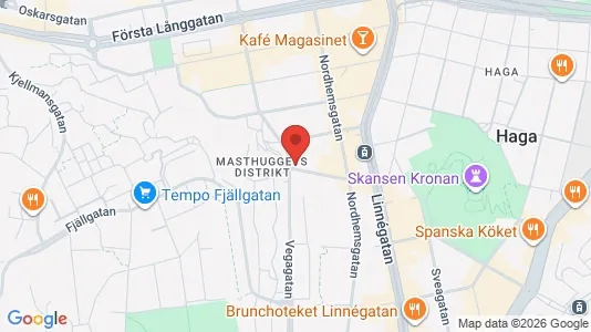 Apartments for rent i Gothenburg City Centre - kort over placeringen