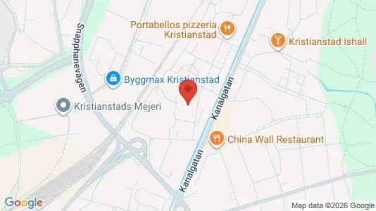 Apartments for rent i Kristianstad - kort over placeringen