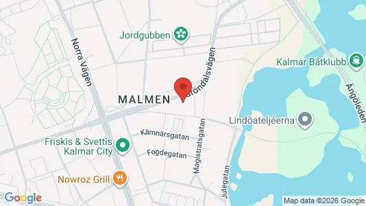 Apartments for rent i Kalmar - kort over placeringen