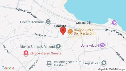 Apartments for rent i Gnesta - kort over placeringen