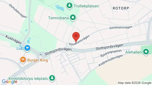Apartments for rent i Halmstad - kort over placeringen