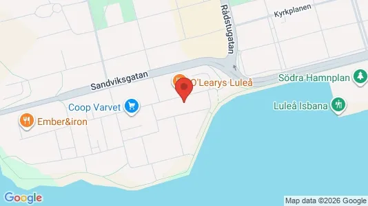 Apartments for rent i Luleå - kort over placeringen