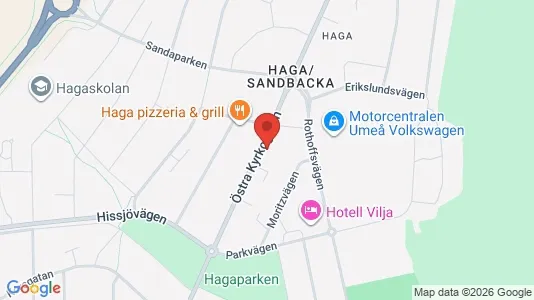 Apartments for rent i Umeå - kort over placeringen