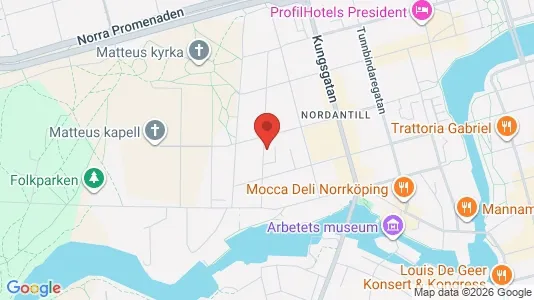 Apartments for rent i Norrköping - kort over placeringen