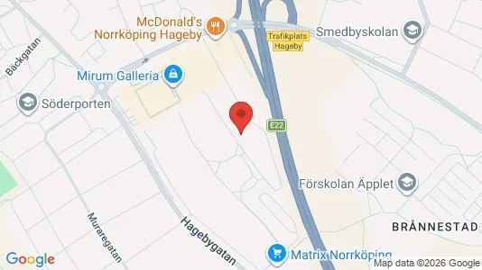 Apartments for rent i Norrköping - kort over placeringen