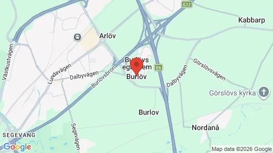 Houses for rent i Burlöv - kort over placeringen