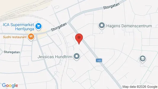 Apartments for rent i Herrljunga - kort over placeringen