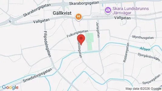 Apartments for rent i Skara - kort over placeringen