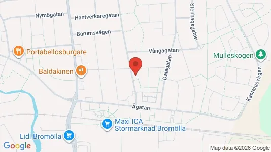 Apartments for rent i Bromölla - kort over placeringen